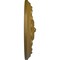 Ekena Millwork Flower Spiral Ceiling Medallion (Fits Canopies up to 2"), Hand-Painted Gold, 12 1/4"OD x 2 1/4"P CM12FLGLS - alternate 2